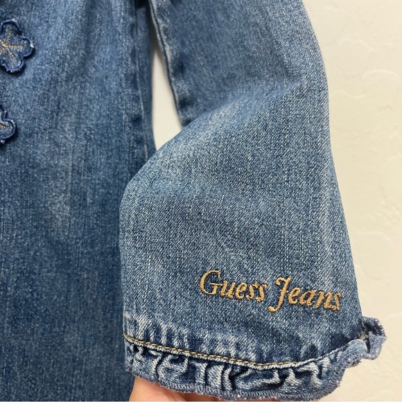 Y2K Guess Jeans Girls Denim Dress Size 5 - Picture 3 of 7